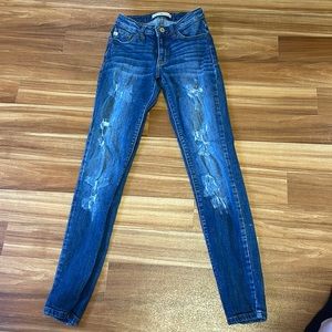 Kancan distressed skinny jeans